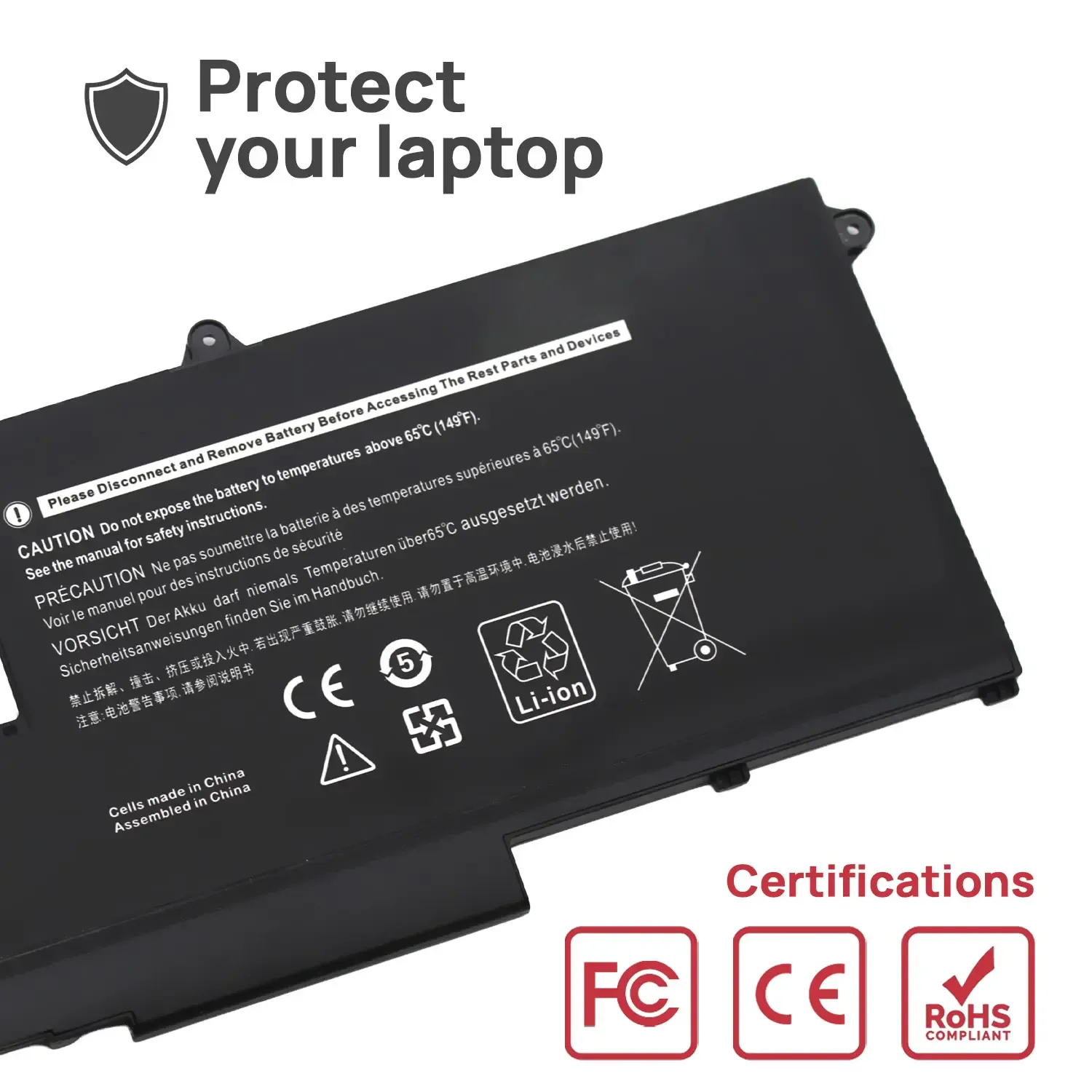 BATERIA 293F1 PARA PORTÁTIL DELL LATITUDE 13 7330 RUGGED EXTREME SERIES M69D0 8WRCR 01VX5 - Image 6