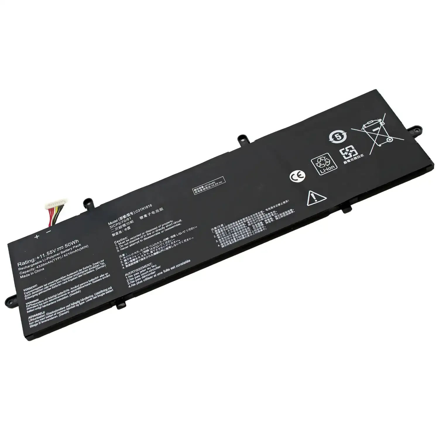 BATERIA PARA PORTÁTIL ASUS ZENBOOK FLIP 13 UX362FA C31N1816 - Image 3