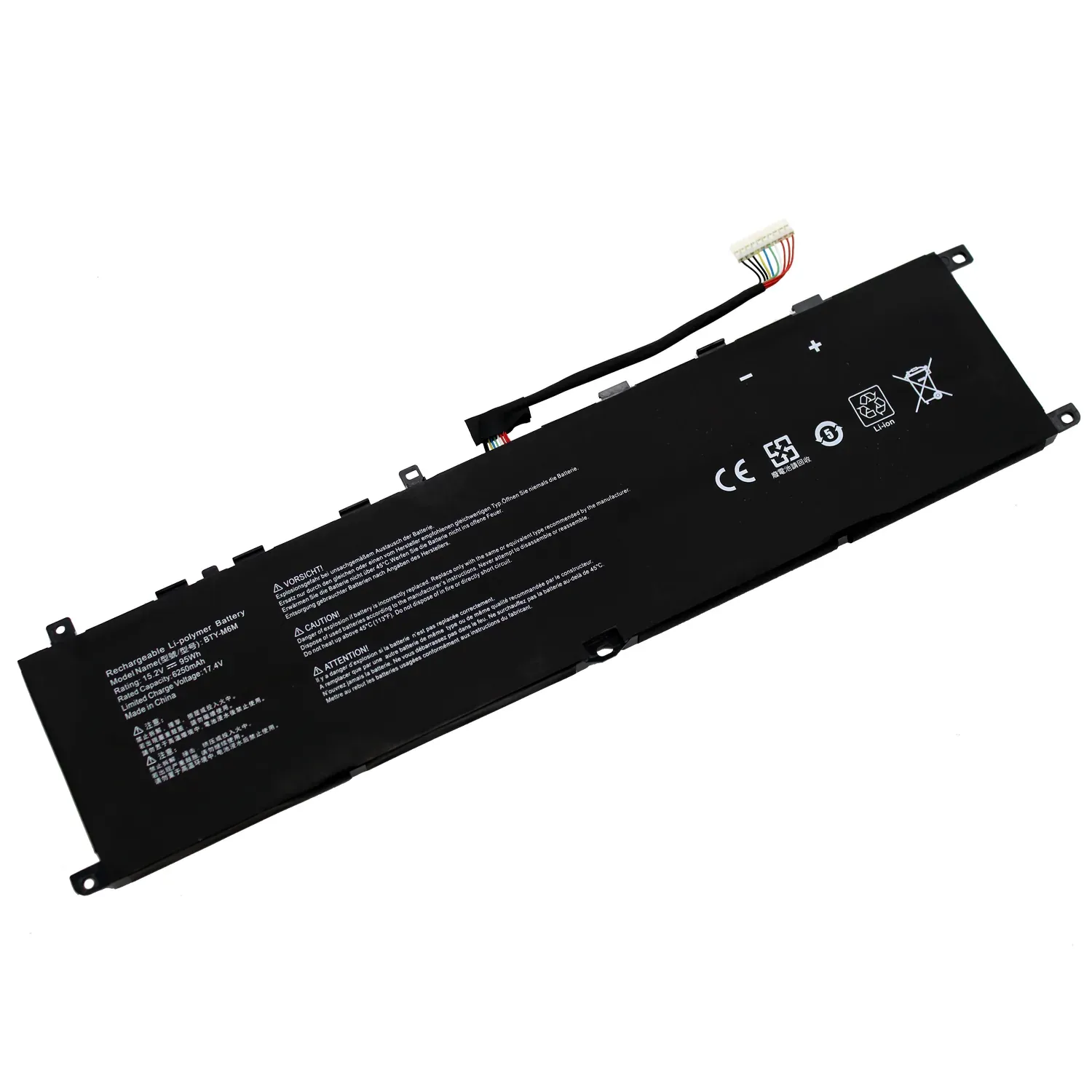 BATERIA PARA PORTÁTIL MSI BTY-M6M GE66 GS66 GE76 15.2V - Image 3