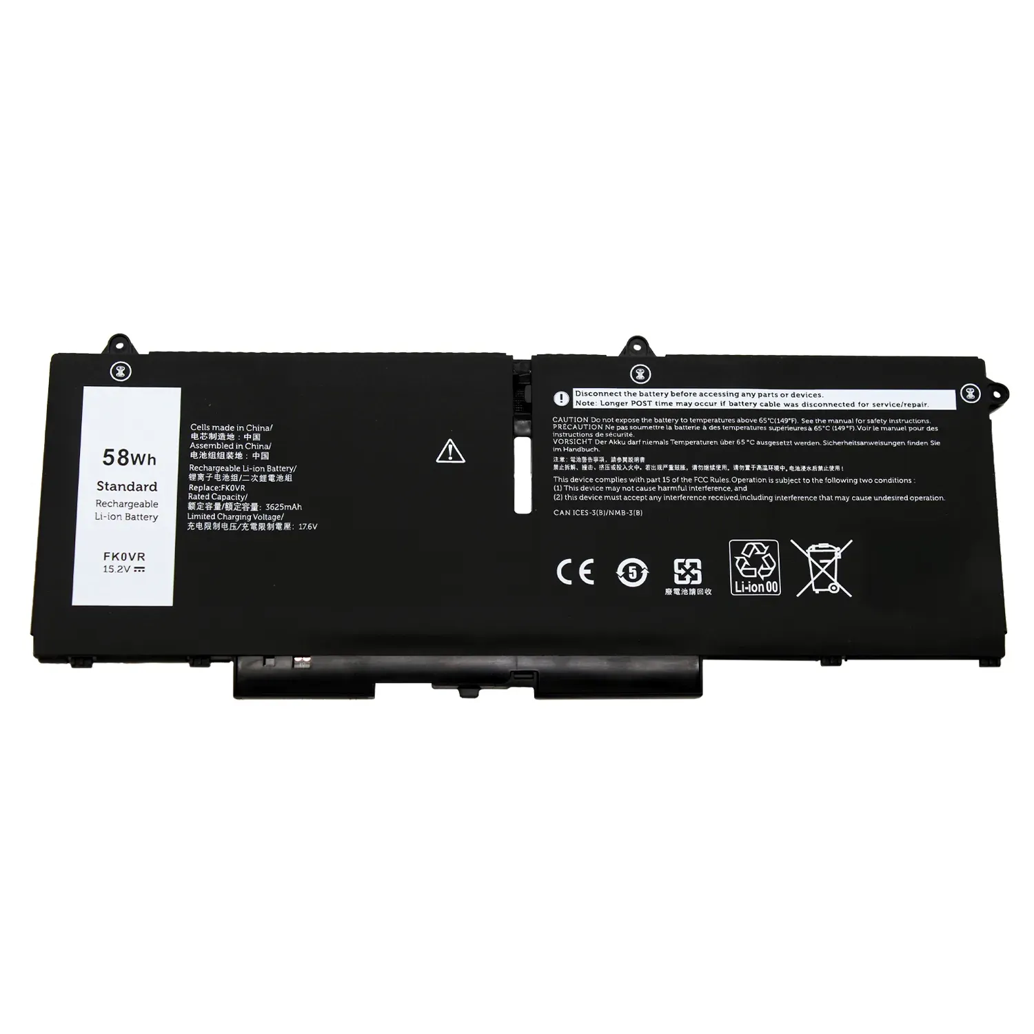 BATERIA PARA DELL LATITUDE 5330 7330 7430 7530 SÉRIES FK0VR