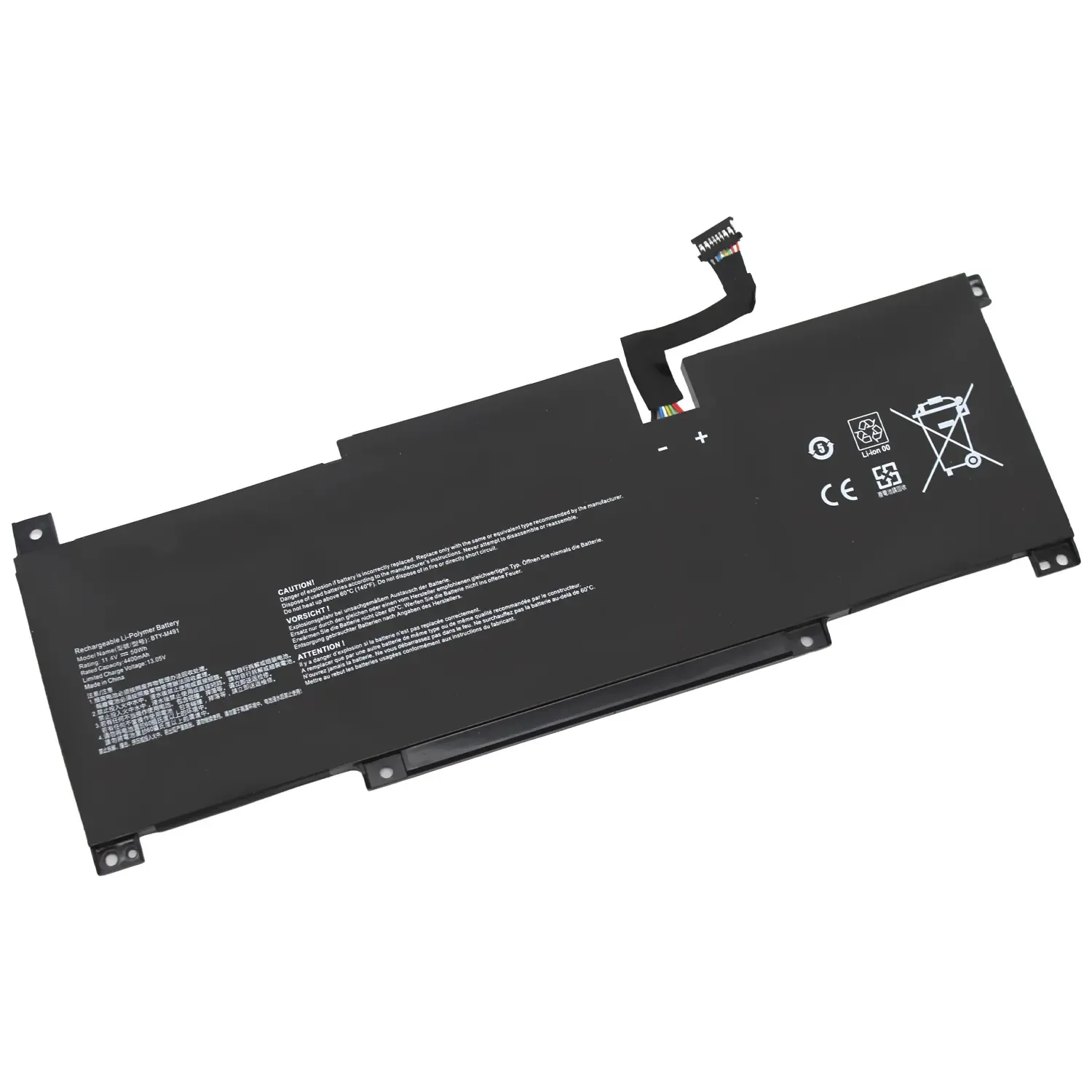 BATERIA PARA PORTÁTIL MSI MODERN 15 A10RB A10M BTY-M491 CONECTOR PRETO - Image 3