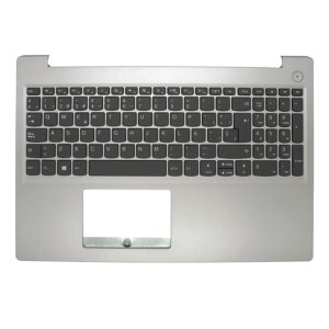 CARCAÇA SUPERIOR + TECLADO LENOVO IDEAPAD 3-15IIL05 3-15IML05 5CB0X57479 PRATA