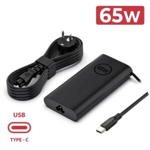 Carregador para Portátil Dell Inspiron 5482 5582 7390 7440 Tipo C 65W
