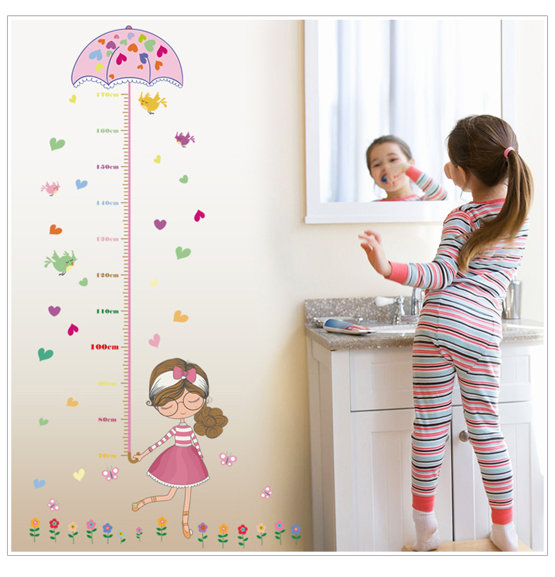 Adesivo Medidor de Altura Princesas 160cm - Decoração Infantil Quarto Mágico - Image 6