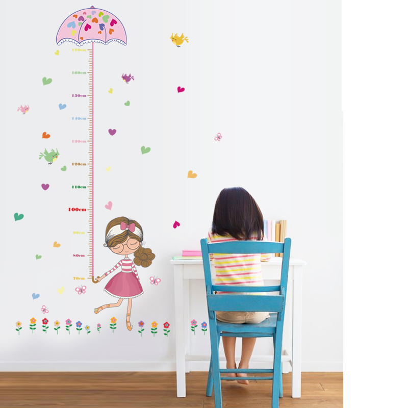 Adesivo Medidor de Altura Princesas 160cm - Decoração Infantil Quarto Mágico - Image 2
