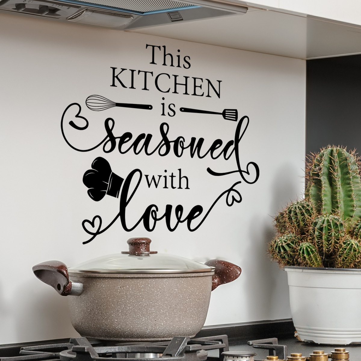 Adesivo de Parede para Cozinha Love: Decoração Moderna e Aconchegante | Hub Parts - Image 4