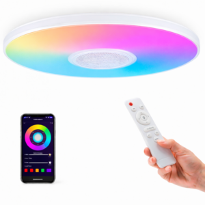 Luminária de Teto LEDME Magic 25W RGB+CCT - Controlo Remoto e App