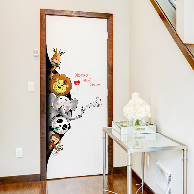 Adesivo para Porta Animais Variados 60x90cm - Decoração Criativa e Resistente - Image 6
