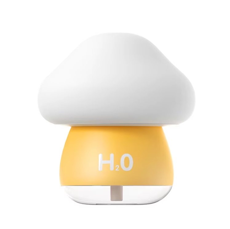 Luz Noturna Cogumelo Umidificador Ultrassónico 200ml USB-C LED 7 Cores - Difusor Portátil Hub Parts - Image 2