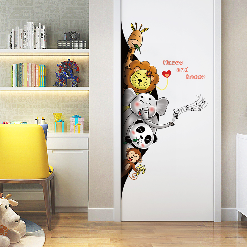 Adesivo para Porta Animais Variados 60x90cm - Decoração Criativa e Resistente - Image 4