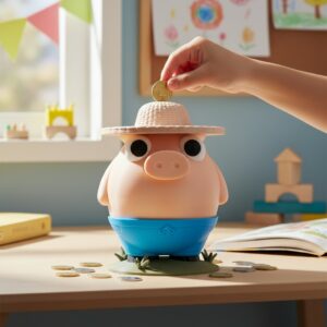 Mealheiro Divertido 'Farmer's Crack' - Cofrinho Original 3D para Poupar com Humor | Hub Parts