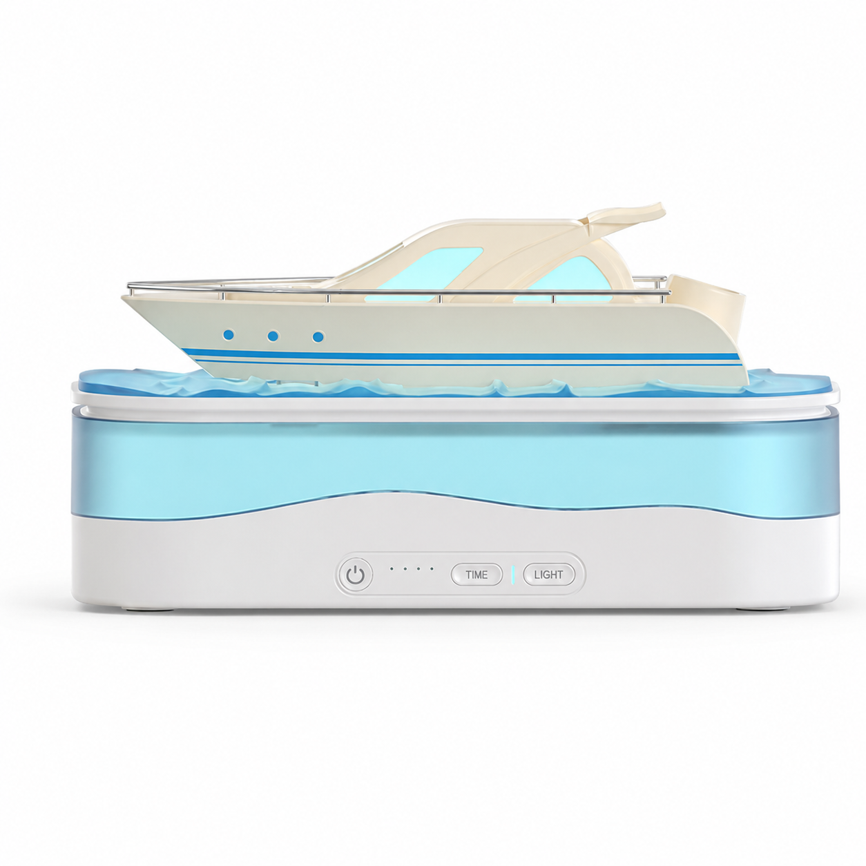 Difusor Aromaterapia Yacht 150ml LED 7 Cores - Umidificador Ultrassónico Portátil Hub Parts