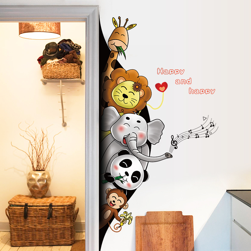 Adesivo para Porta Animais Variados 60x90cm - Decoração Criativa e Resistente - Image 5
