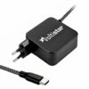 Carregador USB-C Multitensão para Portátil 5V-20V 2.25A 45W Preto Cabo Trançado
