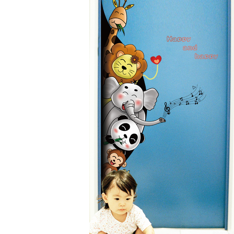 Adesivo para Porta Animais Variados 60x90cm - Decoração Criativa e Resistente - Image 8