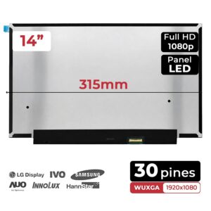 ECRÃ LED MATE DE 14" PARA PORTÁTIL HP ELITEBOOK 840 G5 G6 G7 M140NVFA R5 FHD