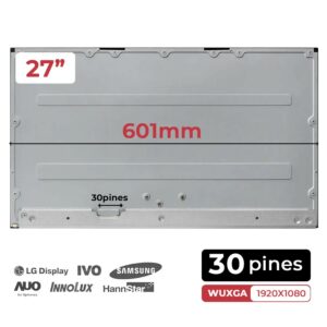 ECRÃ LED MATE DE 27" PARA PORTÁTIL M270HCJ-L5B REV.C1 MATE 30 PIN 75HZ (NÃO TÁTIL)