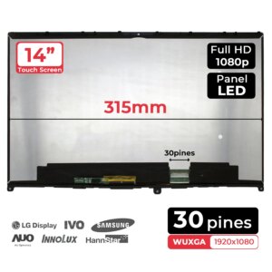 ECRÃ LED TÁTIL DIGITAL SEMINOVO DE 14" PARA PORTÁTIL LENOVO IDEAPAD FLEX 5-14IIL05 5-14ARE05 5-14ITL05