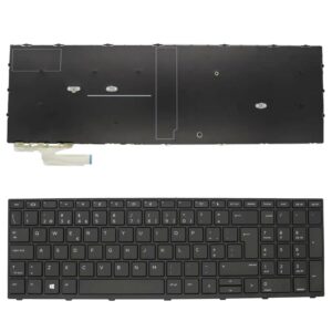 TECLADO PARA PORTÁTIL HP PROBOOK 450 G5 455 G5 470 G5 L00741-071 PRETO COM MOLDURA PORTUGUÊS
