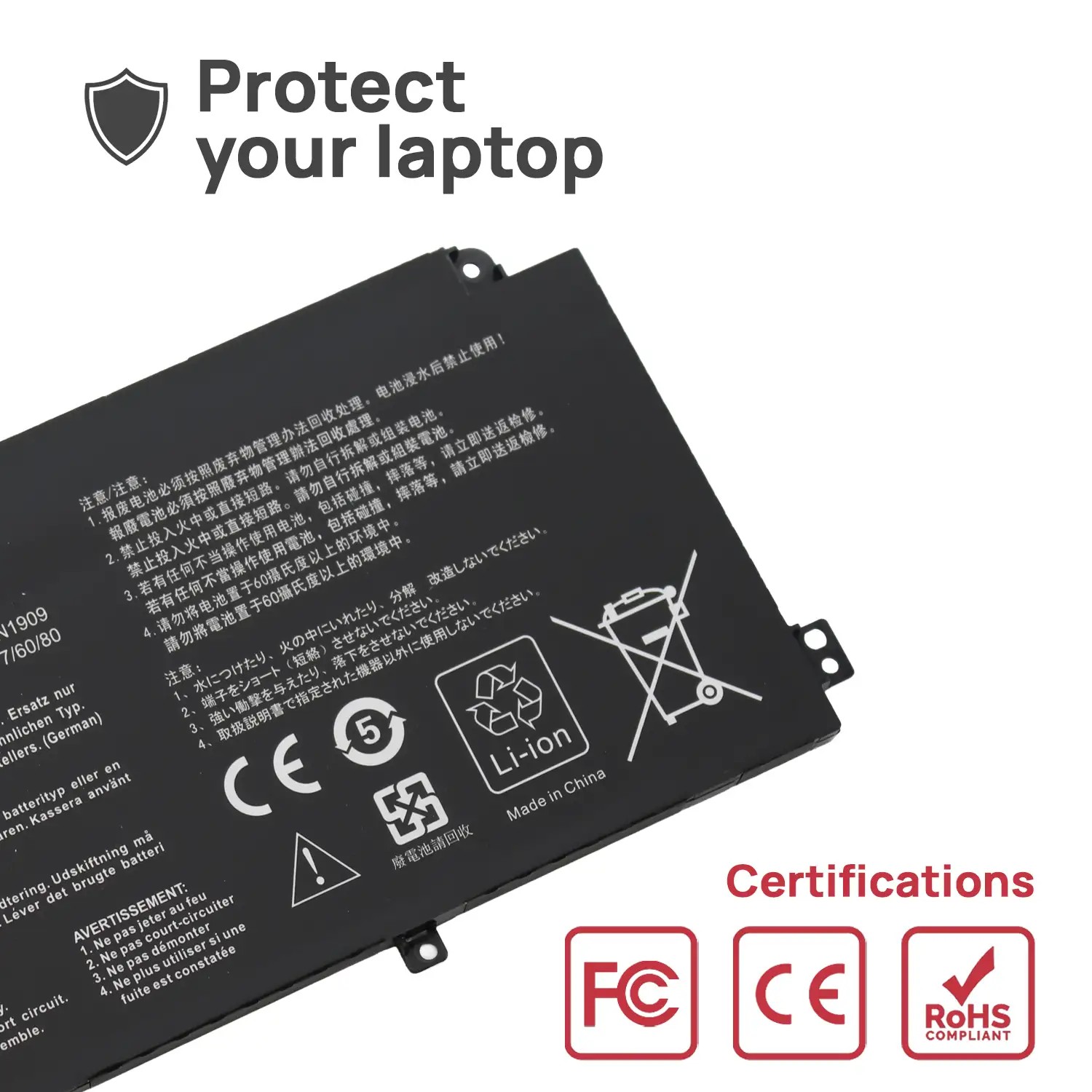 BATERIA PARA PORTÁTIL ASUS EXPERTBOOK P2 P2451 P2451FB B2 B2402CBA | B31N1909 11.4V - Image 5