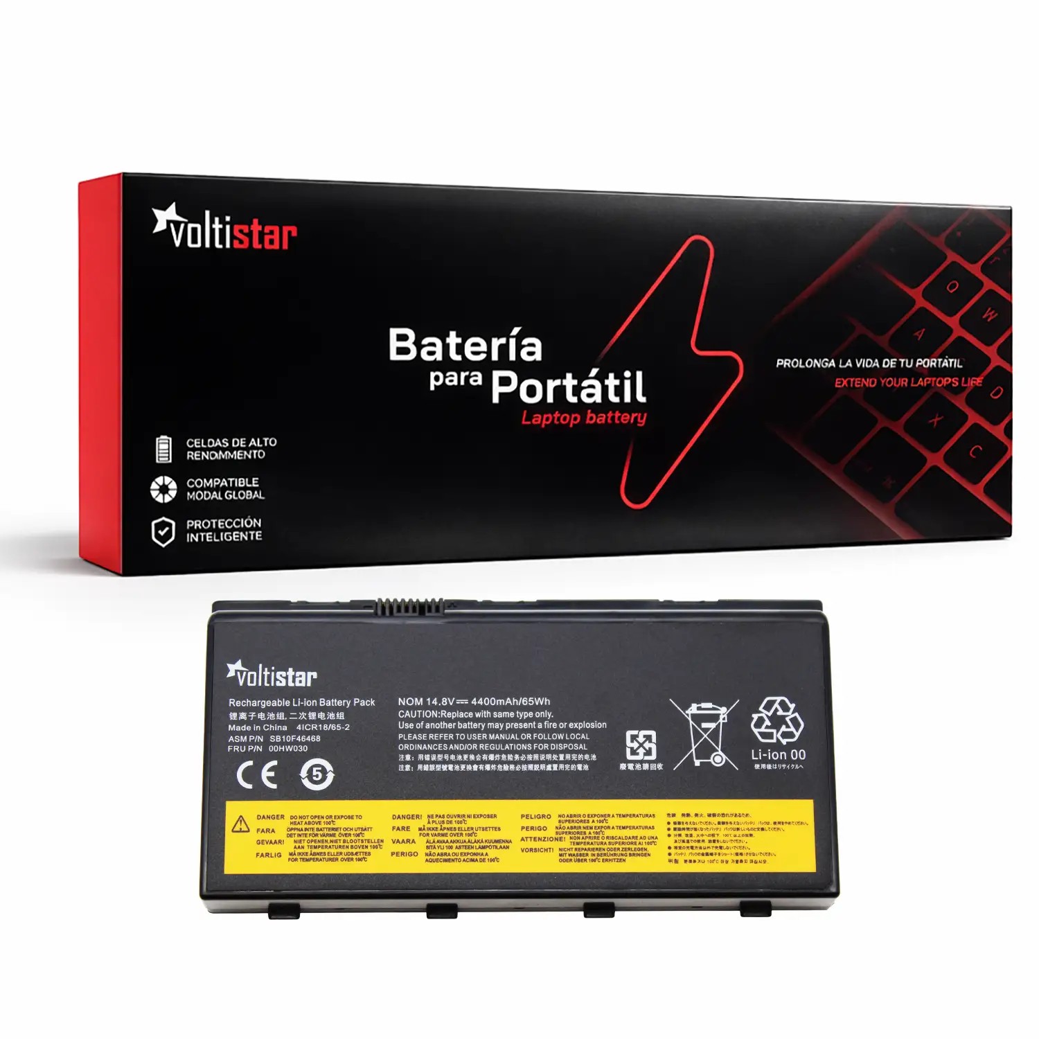 BATERIA PARA PORTÁTIL LENOVO THINKPAD P70 P71 | 00HW030 SB10F46468 14.8V