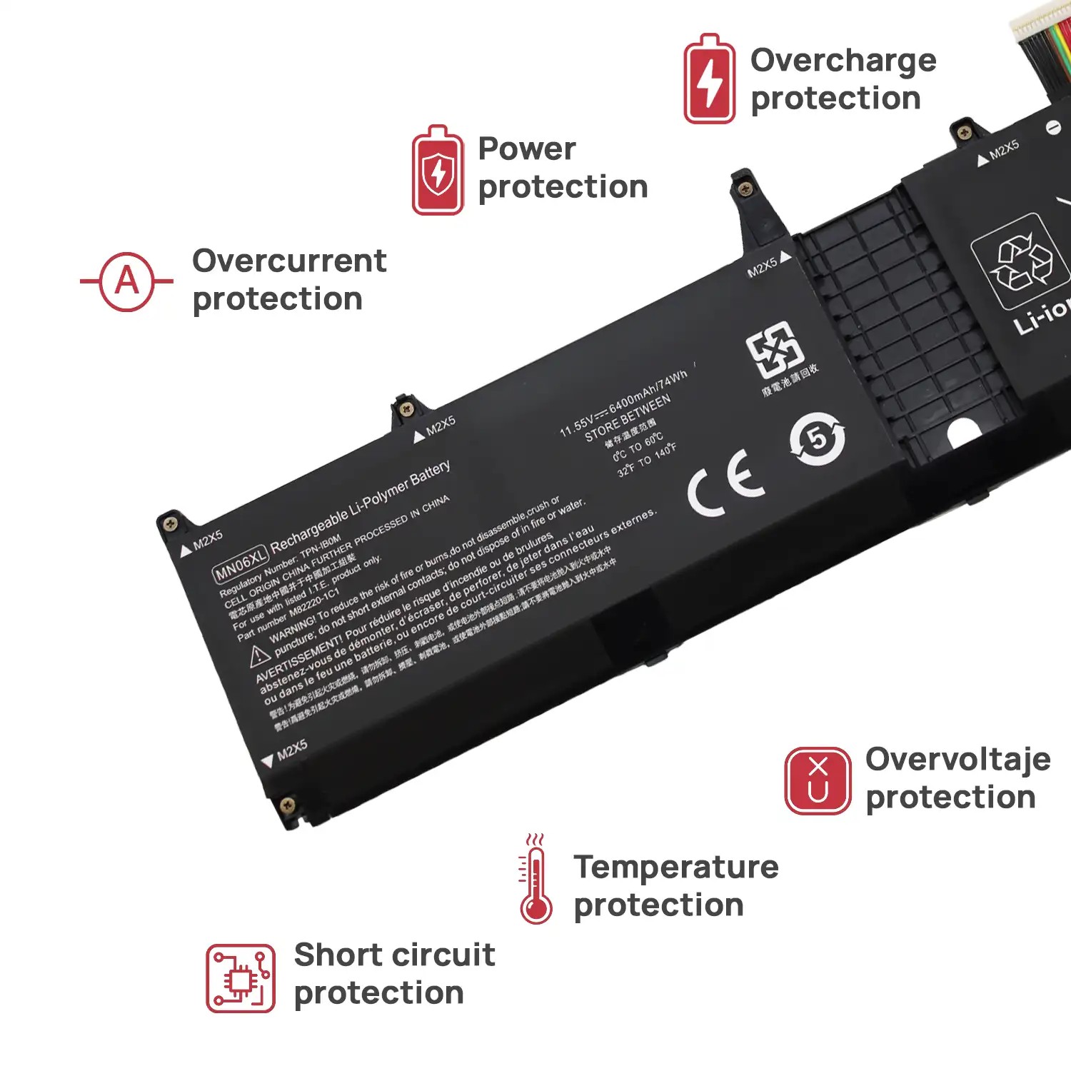 BATERIA PARA PORTÁTIL HP ZBOOK STUDIO 16 G9 G10 | MN06XL M82230-005 11.55V - Image 4