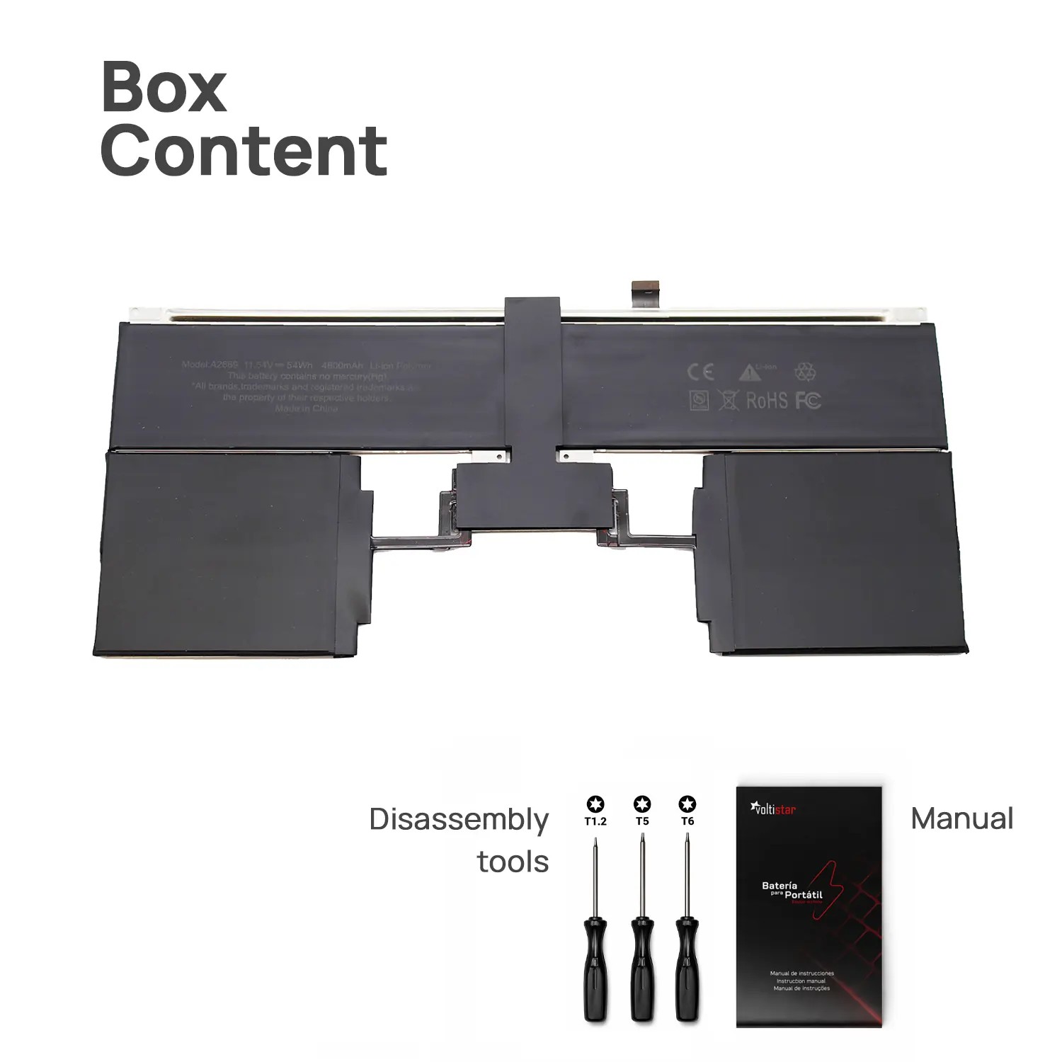 BATERIA A2669 PARA PORTÁTIL APPLE MACBOOK AIR 13 A2681 A3113 - Image 4