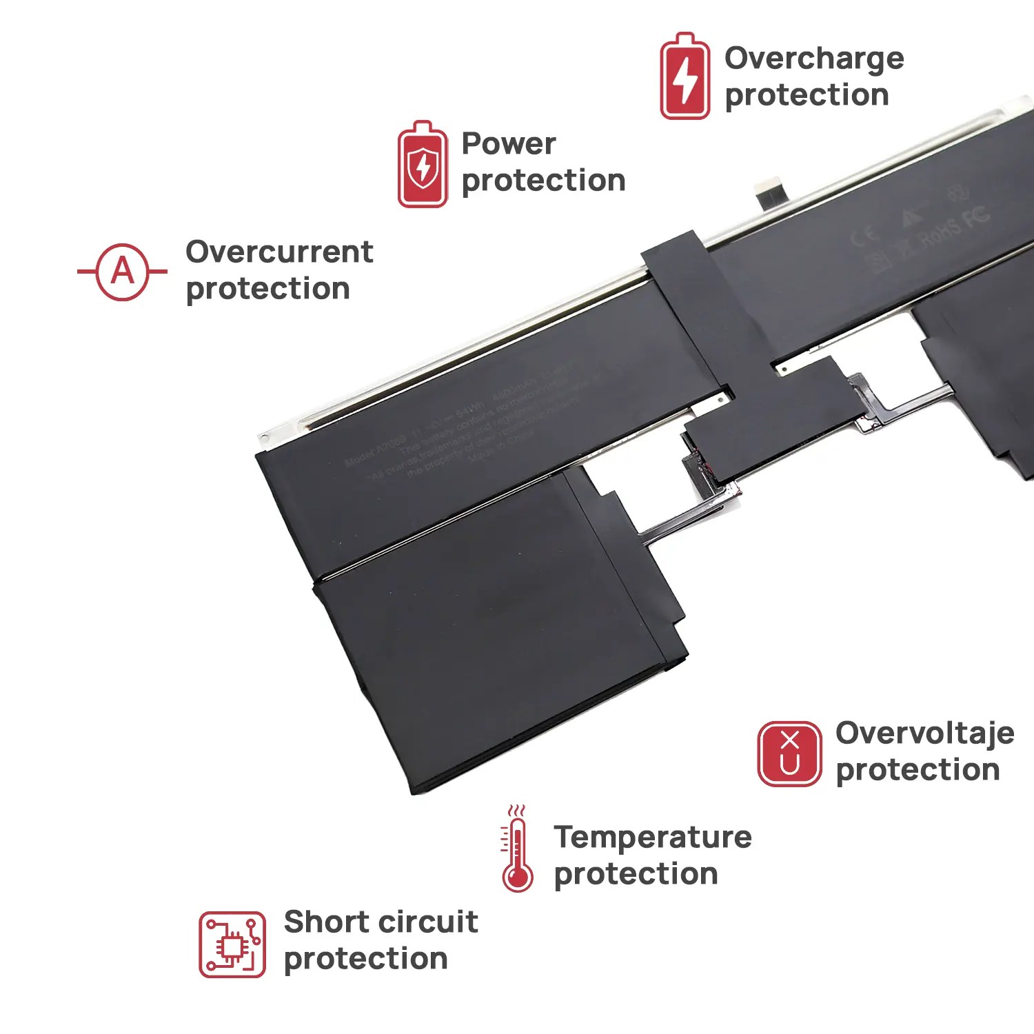 BATERIA A2669 PARA PORTÁTIL APPLE MACBOOK AIR 13 A2681 A3113 - Image 5