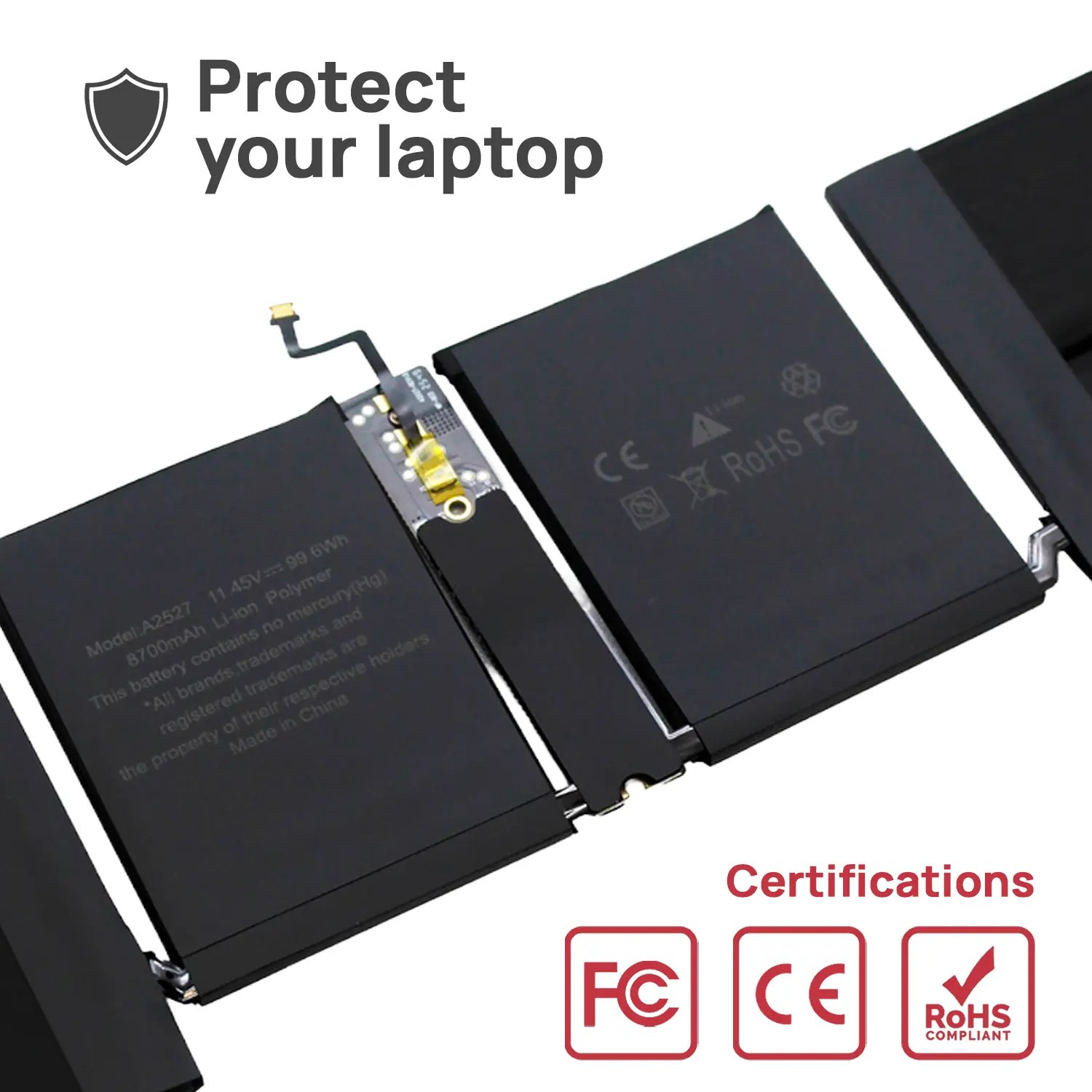 BATERIA A2527 PARA PORTÁTIL APPLE MACBOOK PRO 16" A2485 - Image 6