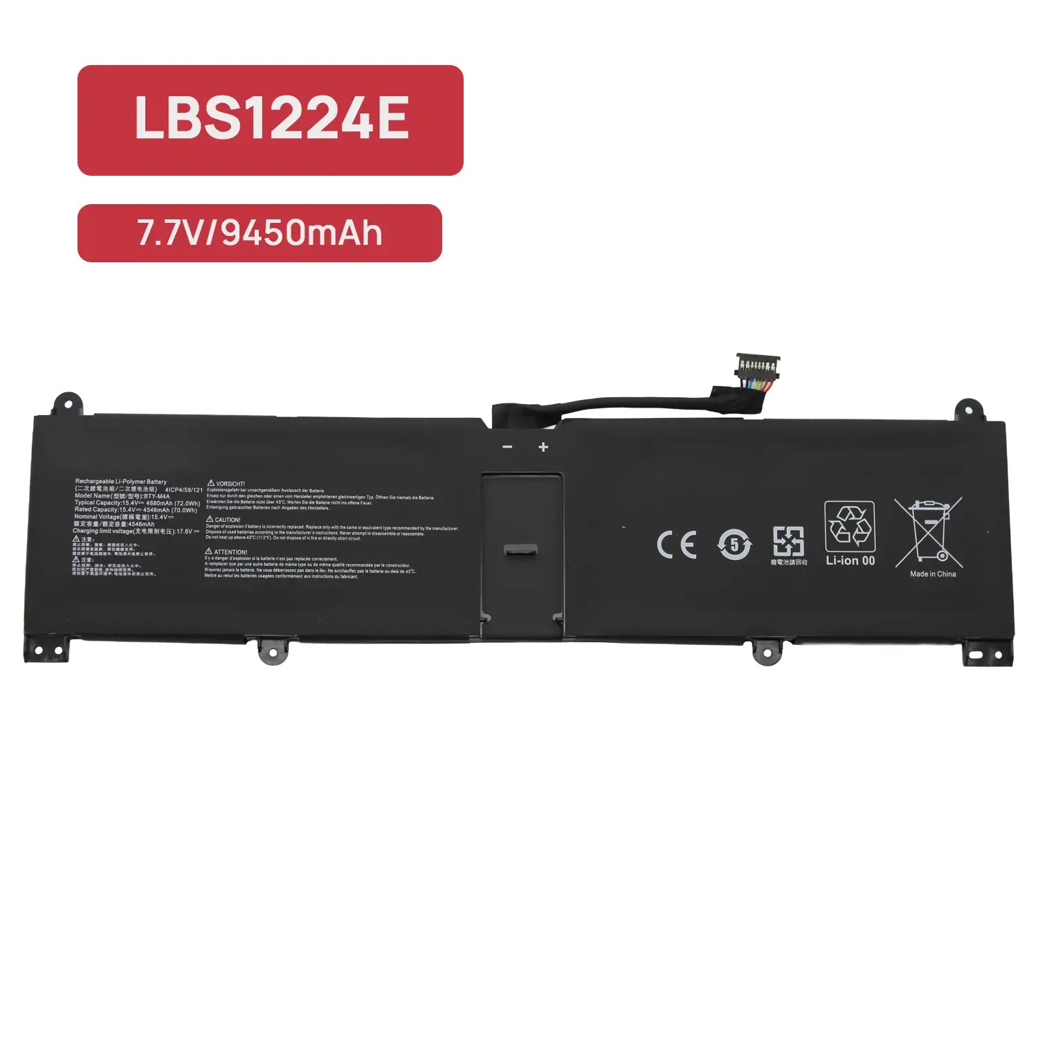 BATERIA BTY-M4A PORTÁTIL MSI SUMMIT E14 FLIP EVO A12MT - Image 2