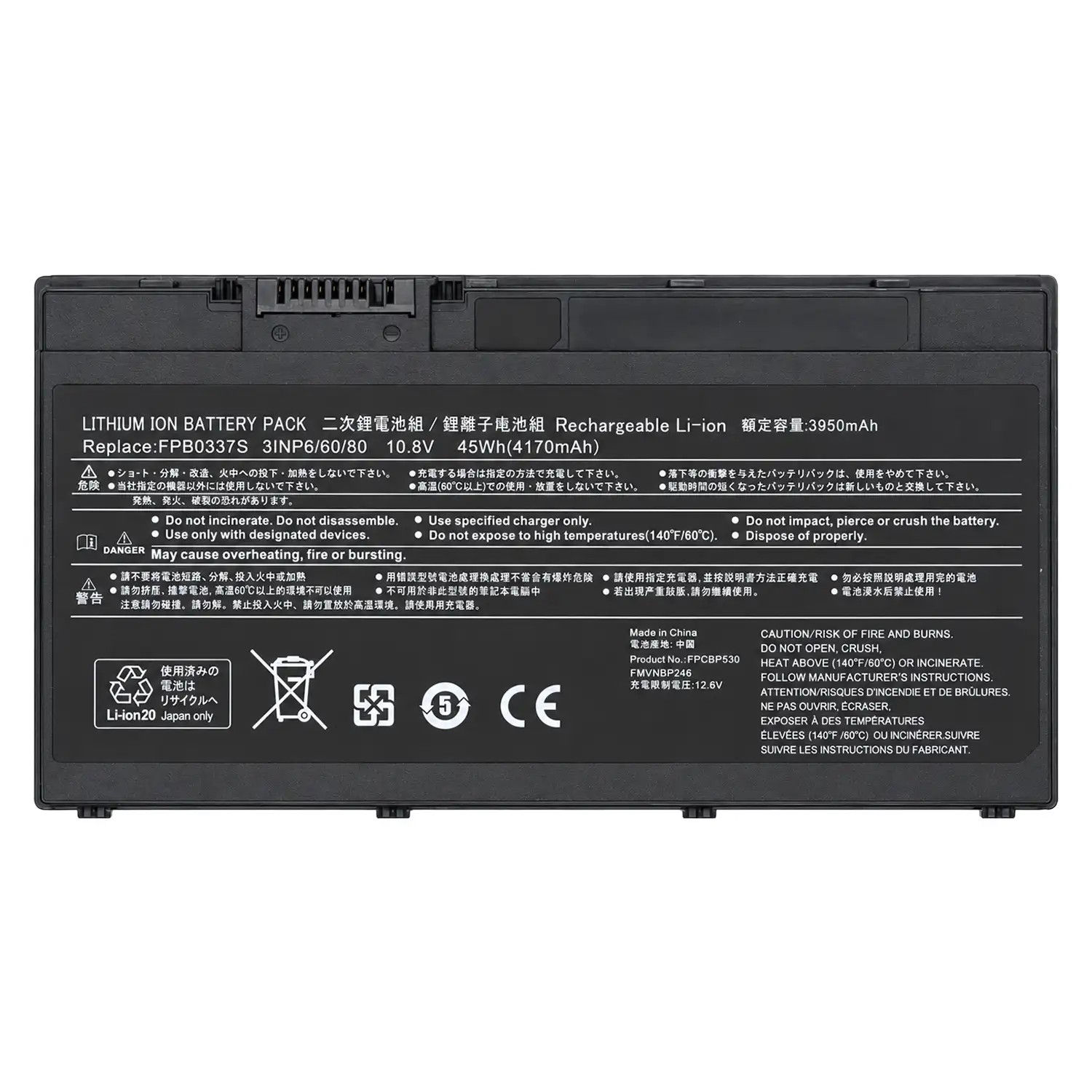 BATERIA FPB0337S PARA PORTÁTIL FUJITSU LIFEBOOK P727 P728 U727 U728 U729 U729X