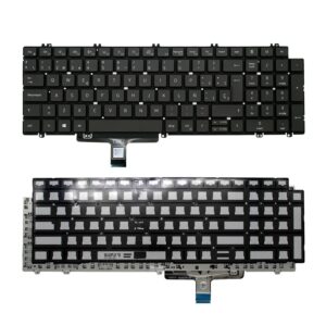 TECLADO PARA PORTÁTIL DELL LATITUDE 5520 5521 5529 5530 PRECISION 3560 3561 3570 COM RETROILUMINAÇÃO 0VYFVY VYFVY NSK-QZABW ESPA